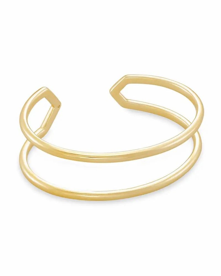 * Kendra Scott Mikki Cuff Bracelet In Gold | Bracelets