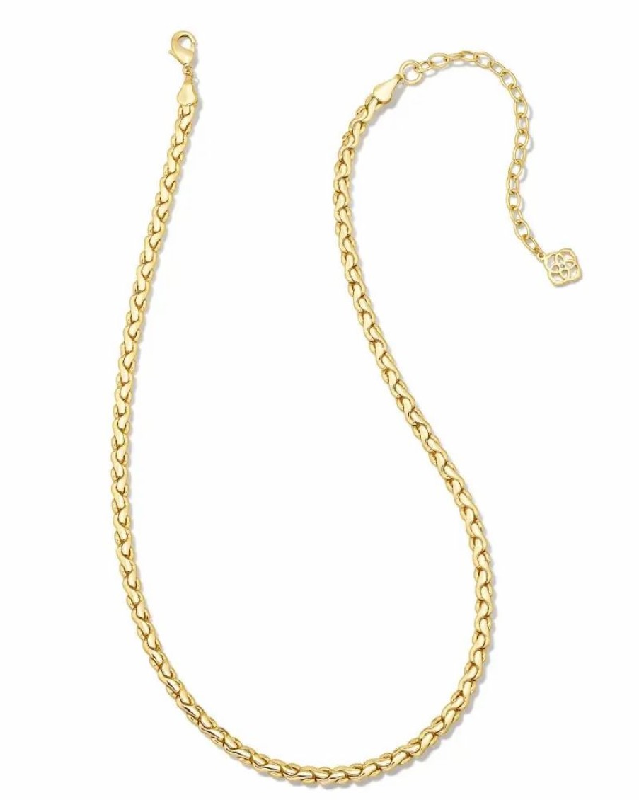 * Kendra Scott Brielle Chain Necklace In Gold | Necklaces