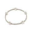 * Kendra Scott Dira Coin Stretch Bracelet In Silver | Bracelets