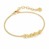 * Kendra Scott Mama Script Bracelet In Gold | Bracelets