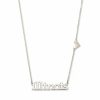 * Kendra Scott Illinois Pendant Necklace In Sterling Silver | Necklaces