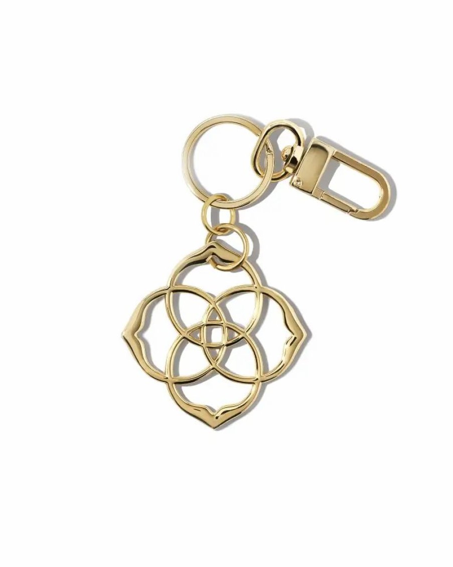 * Kendra Scott Dira Medallion Keychain In Gold | Home & Accessories