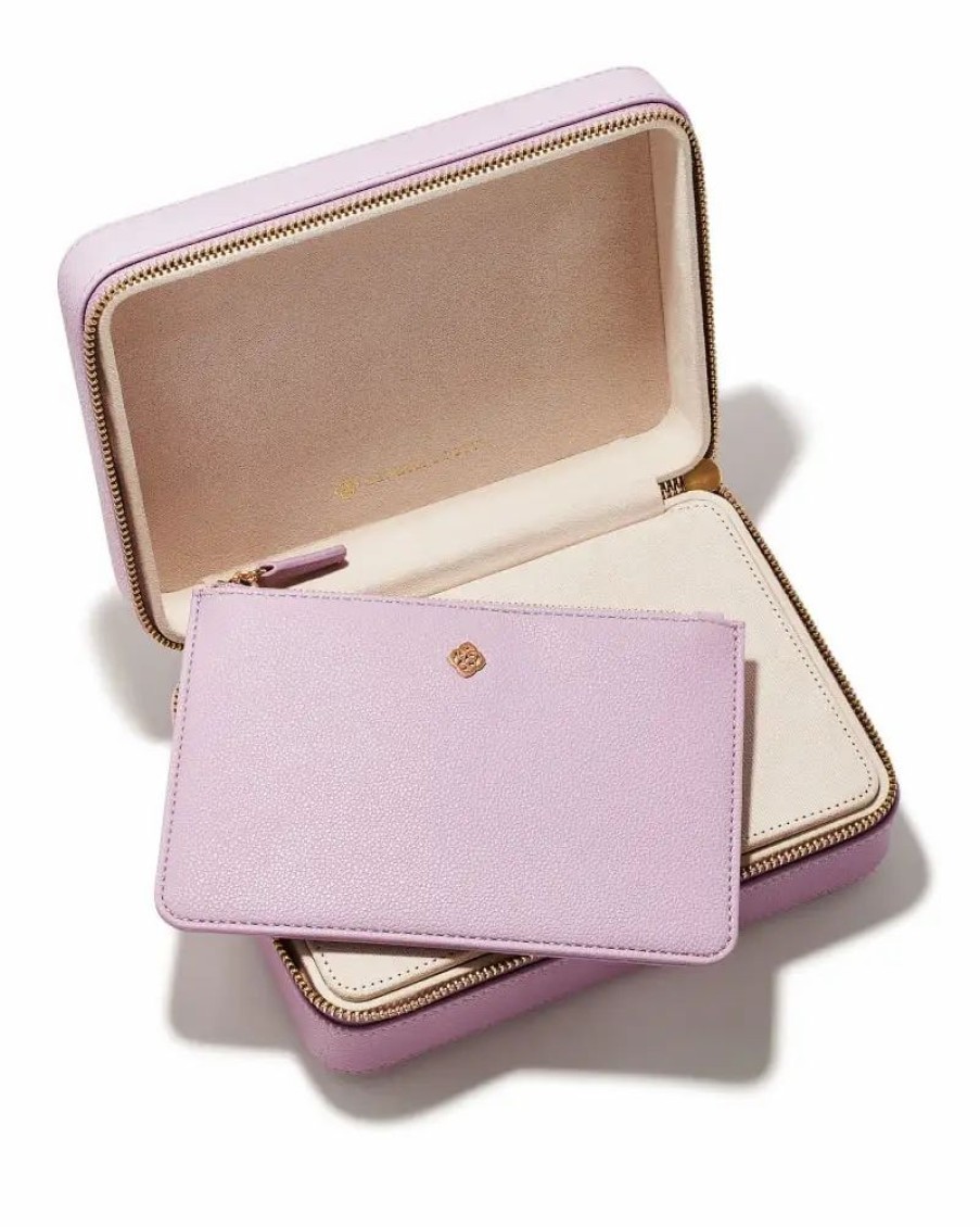 * Kendra Scott Medium Travel Jewelry Case In Lilac | Home & Accessories