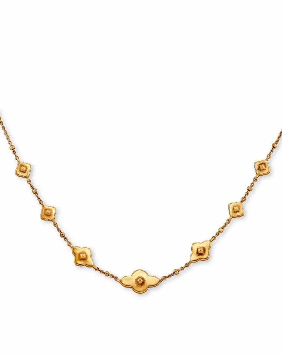 * Kendra Scott Abbie Strand Necklace In Vintage Gold | Necklaces