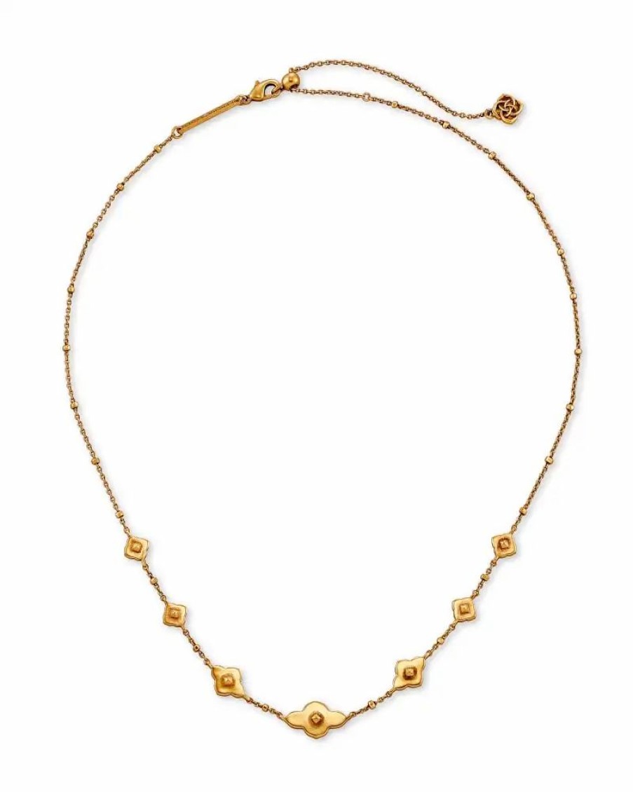 * Kendra Scott Abbie Strand Necklace In Vintage Gold | Necklaces