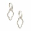 * Kendra Scott Abbie Convertible Huggie Earrings In Silver | Earrings