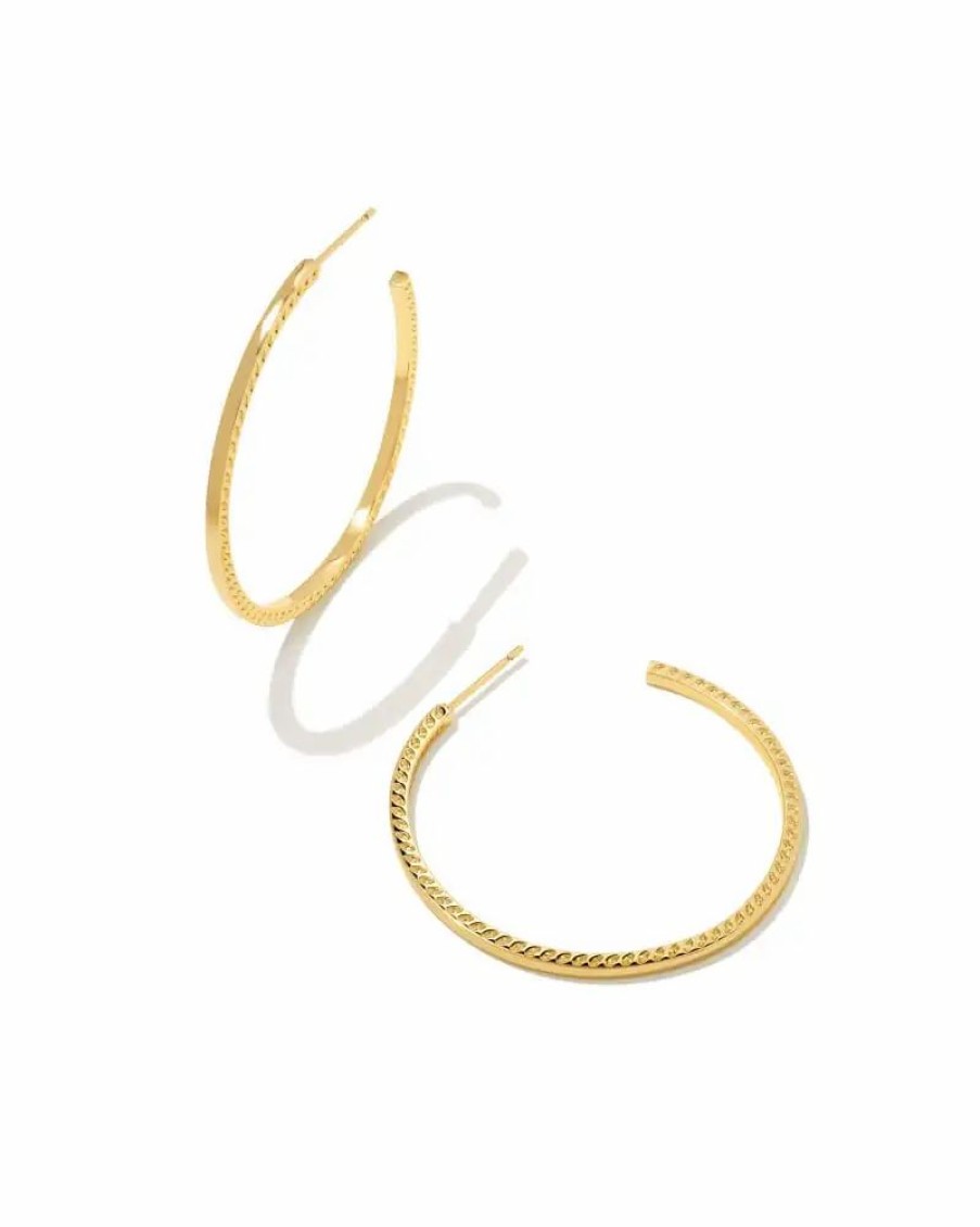 * Kendra Scott Sylvie Hoop Earrings In Gold | Earrings