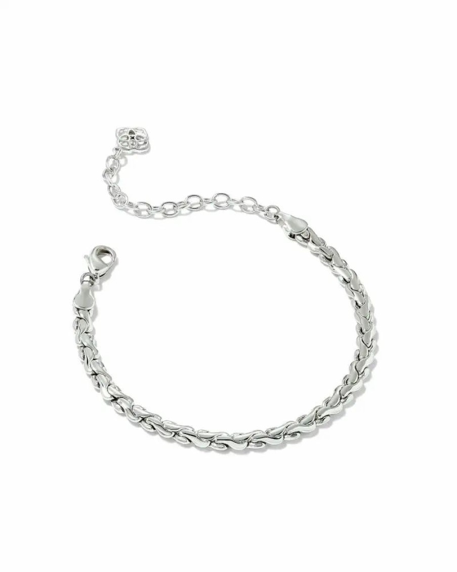 * Kendra Scott Brielle Chain Bracelet In Silver | Bracelets