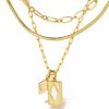 * Kendra Scott Kinsley Gold Multi Strand Necklace In Ivory Mother-Of-Pearl | Necklaces