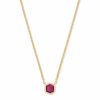 * Kendra Scott Davie 18K Gold Vermeil Pendant Necklace In Ruby | Necklaces