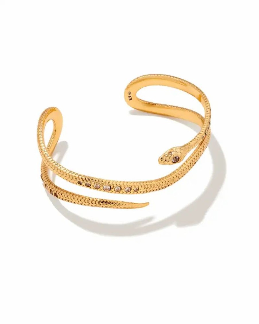 * Kendra Scott Phoenix Cuff Bracelet In Vintage Gold | Bracelets