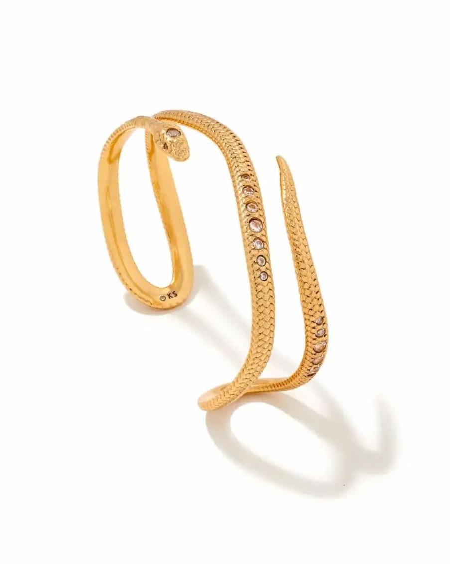 * Kendra Scott Phoenix Cuff Bracelet In Vintage Gold | Bracelets