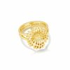 * Kendra Scott Brielle Band Ring In Gold | Rings