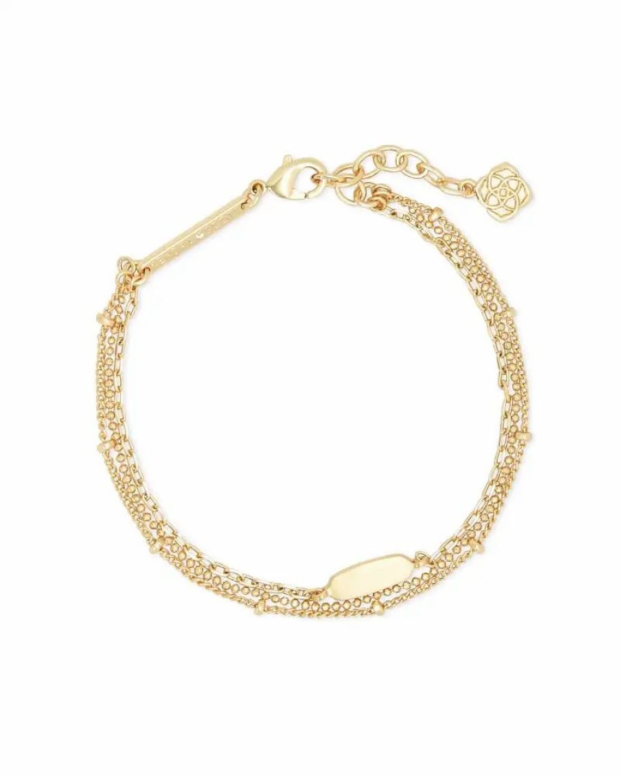 * Kendra Scott Fern Multi Strand Bracelet In Gold | Bracelets