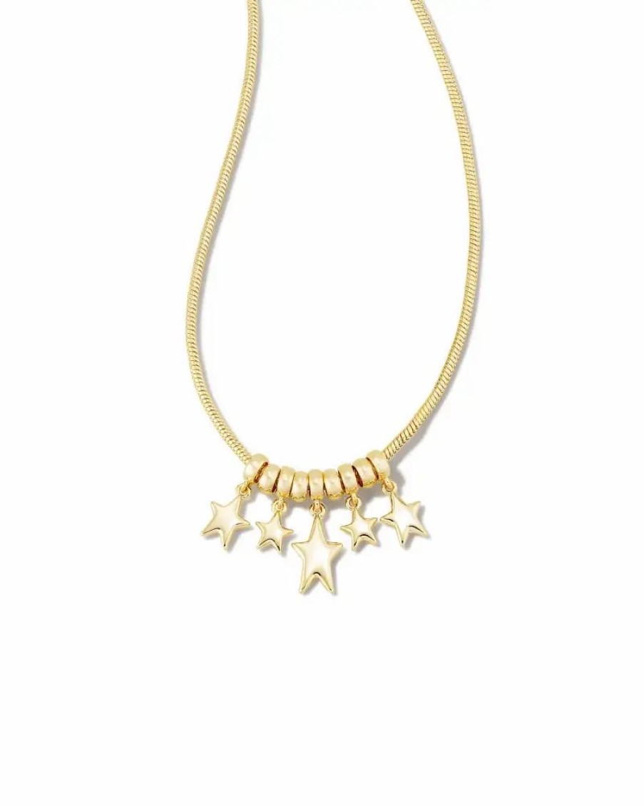 * Kendra Scott Ada Star Necklace In Gold | Necklaces