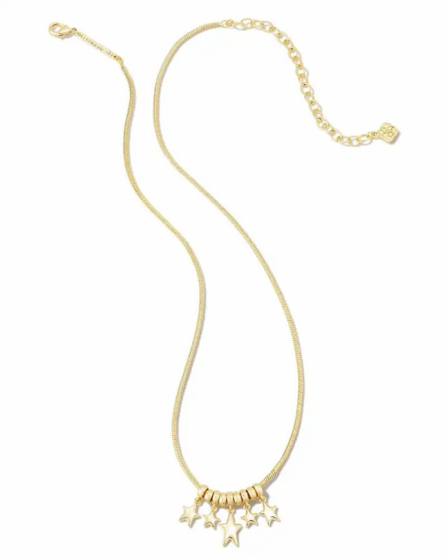 * Kendra Scott Ada Star Necklace In Gold | Necklaces