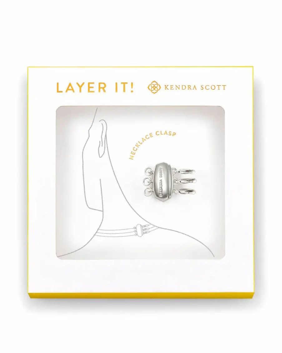 * Kendra Scott Layer It! Necklace Clasp In Silver | Extenders & Converters