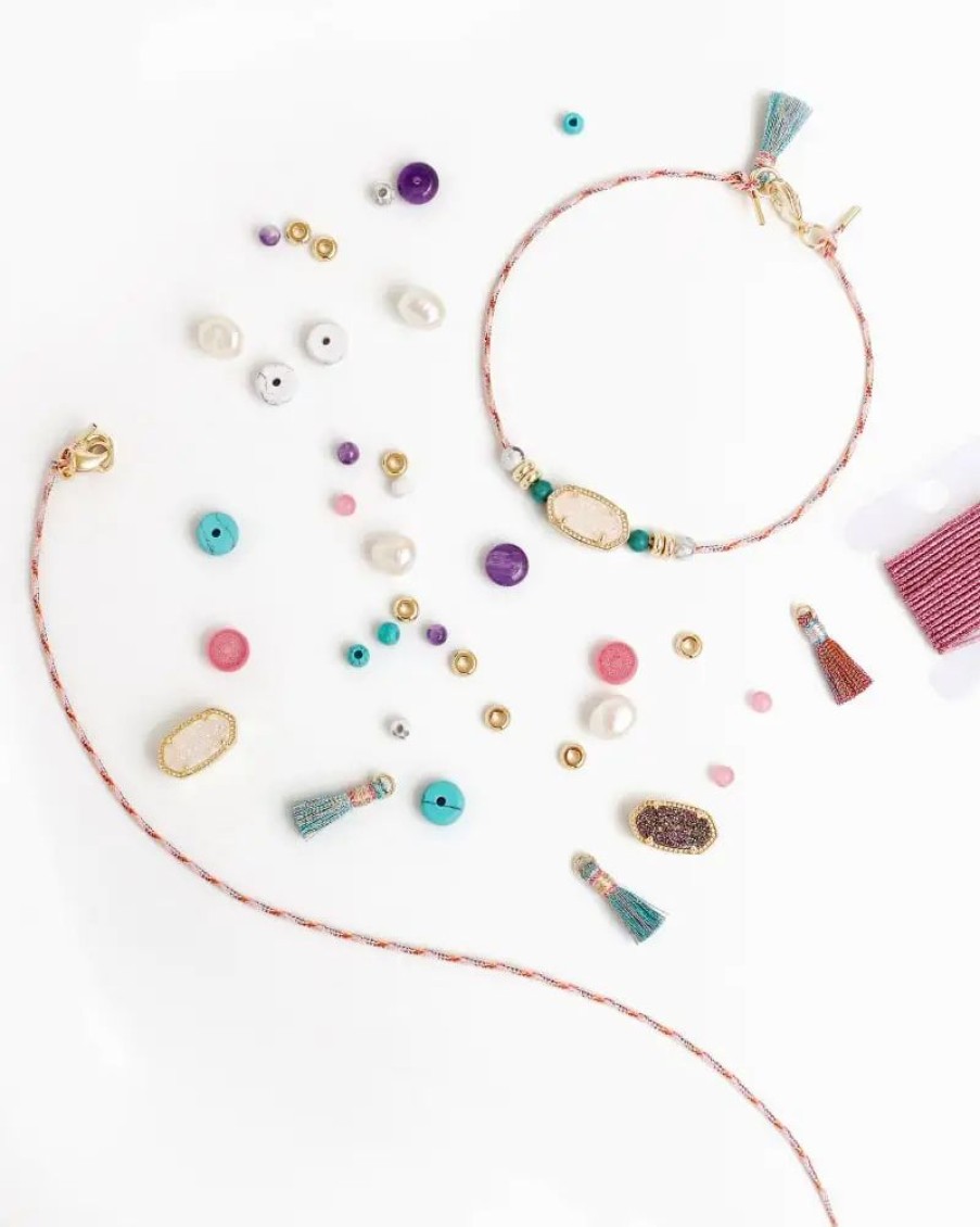 * Kendra Scott Ellie Diy Bracelet Kit In Iridescent Drusy | Bracelets