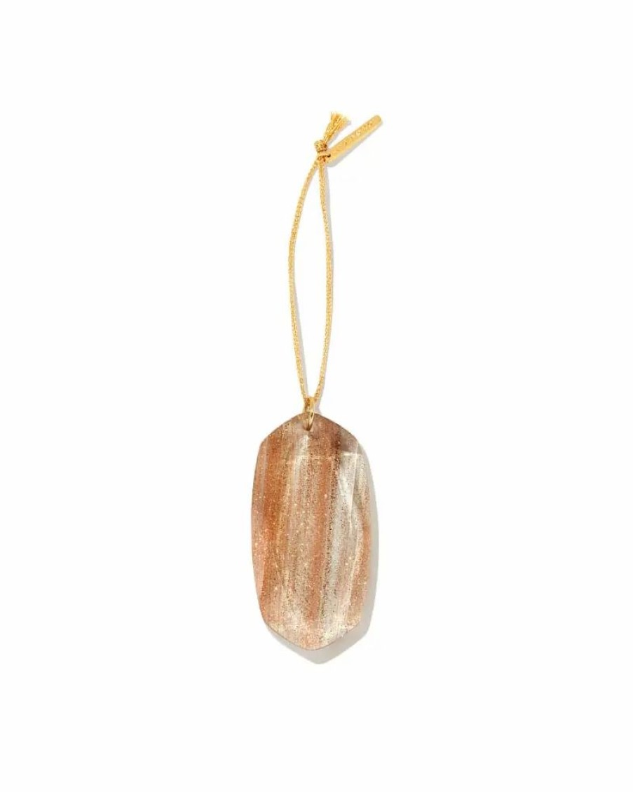 * Kendra Scott 20Th Anniversary Danielle Gold Ornament In Gold Dusted Glass | Home & Accessories