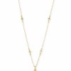 * Kendra Scott Nola Gold Pendant Necklace In Iridescent Drusy | Necklaces