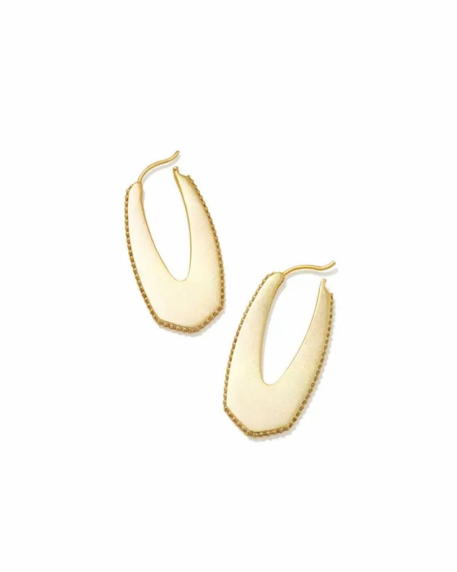 * Kendra Scott Adeline Hoop Earrings In Gold | Earrings