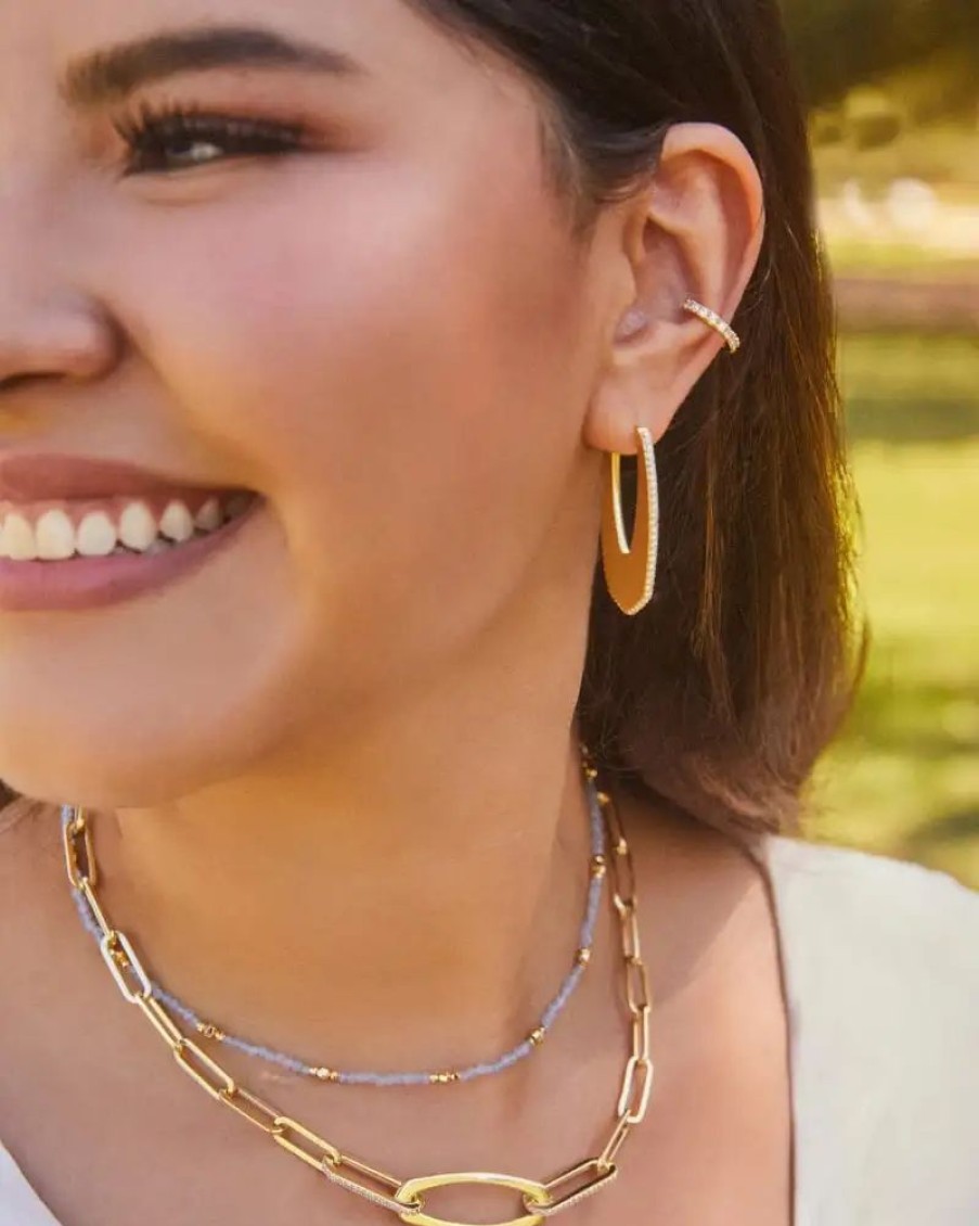 * Kendra Scott Adeline Hoop Earrings In Gold | Earrings