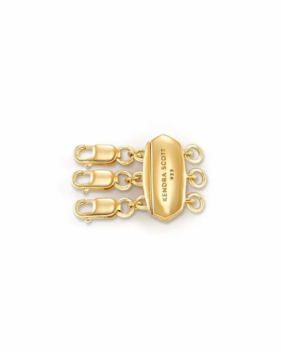 * Kendra Scott Layer It! Necklace Clasp In 18K Yellow Gold Vermeil | Extenders & Converters