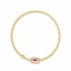 * Kendra Scott Grayson Gold Stretch Bracelet In Dichroic Glass | Bracelets