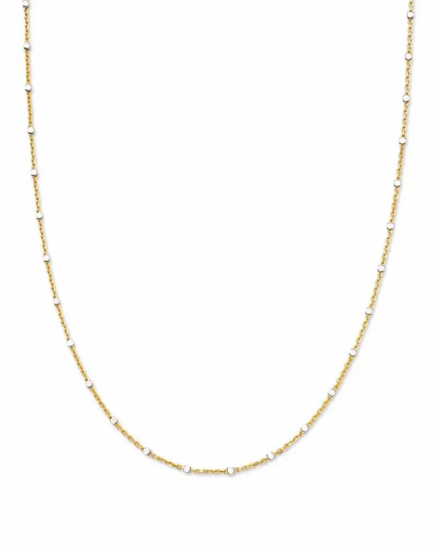 * Kendra Scott 18 Inch Single Satellite Chain Necklace In Mixed Metal | Necklaces