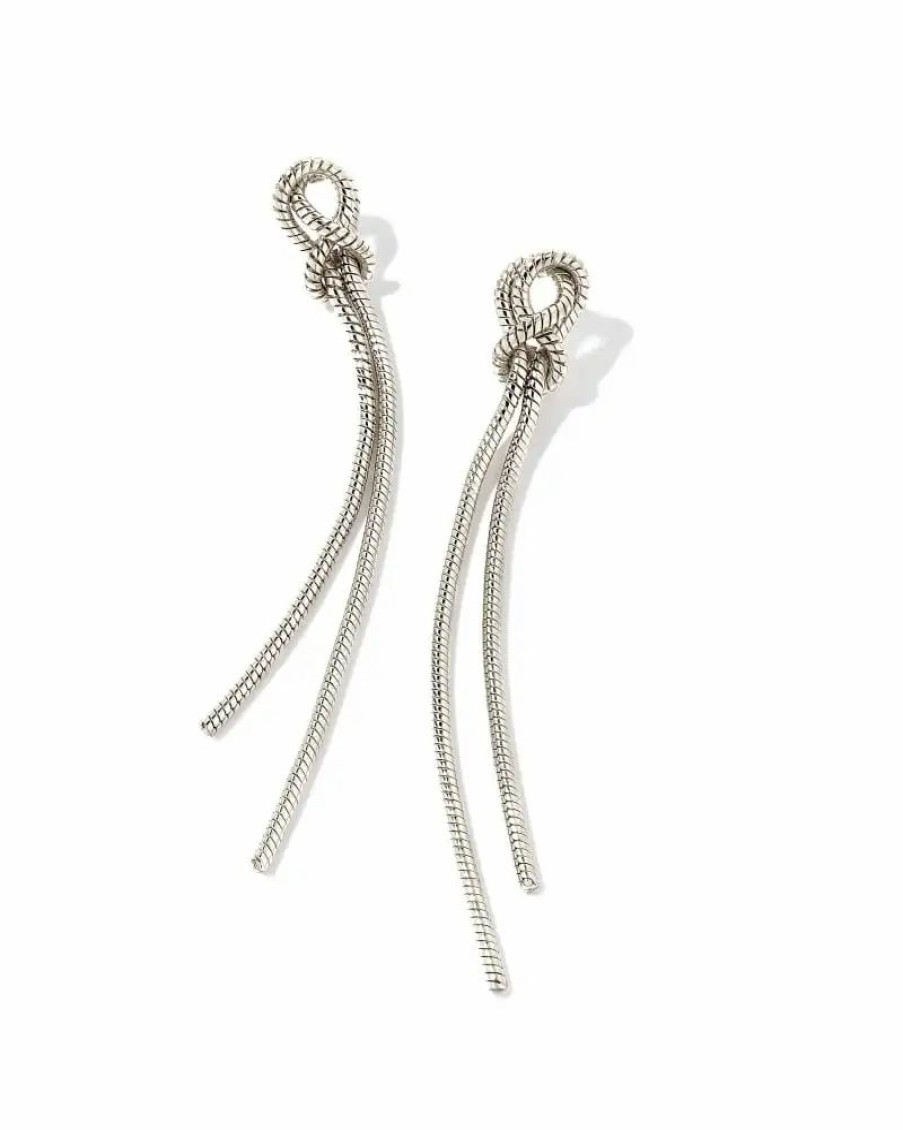 * Kendra Scott Annie Linear Earrings In Silver | Earrings