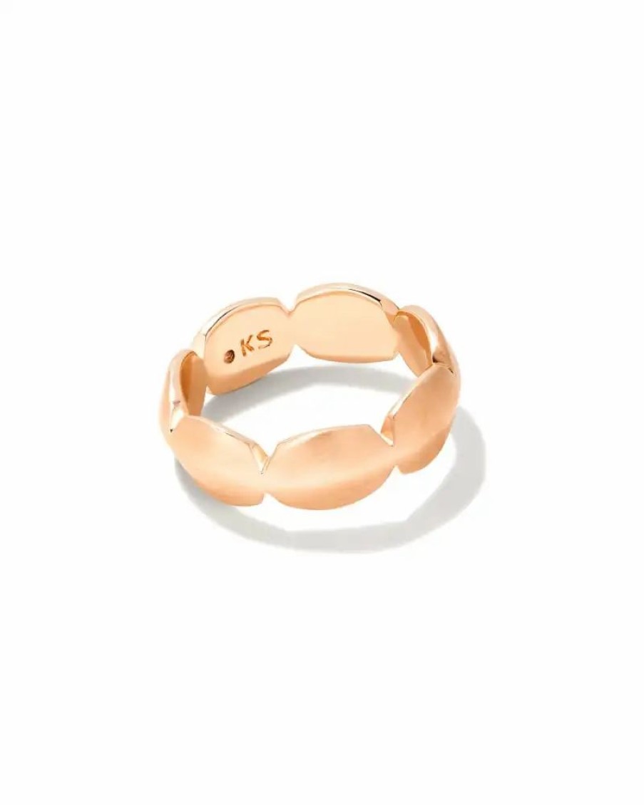 * Kendra Scott Brooke Band Ring In Rose Gold | Rings