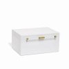 * Kendra Scott Medium Antique Brass Jewelry Box In White Lacquer | Home & Accessories