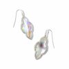 * Kendra Scott Abbie Silver Drop Earrings In Iridescent Abalone | Earrings