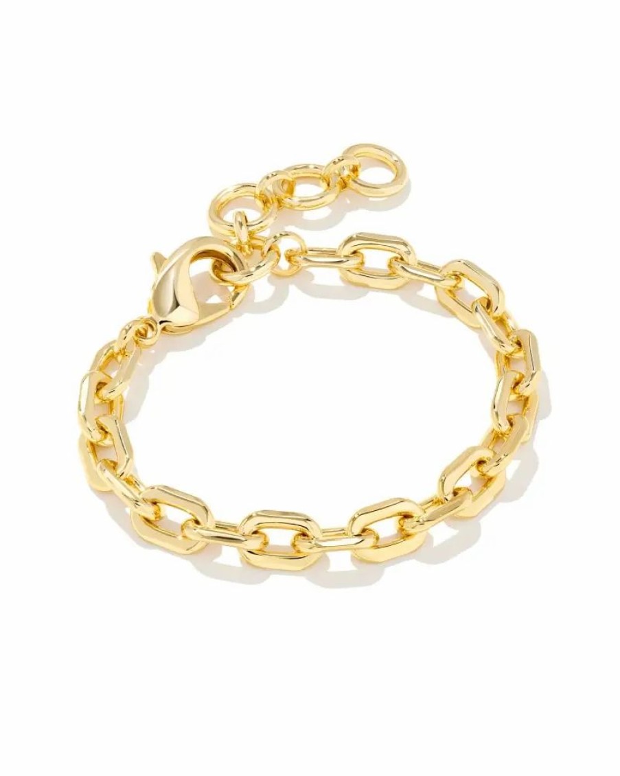 * Kendra Scott Korinne Chain Bracelet In Gold | Bracelets