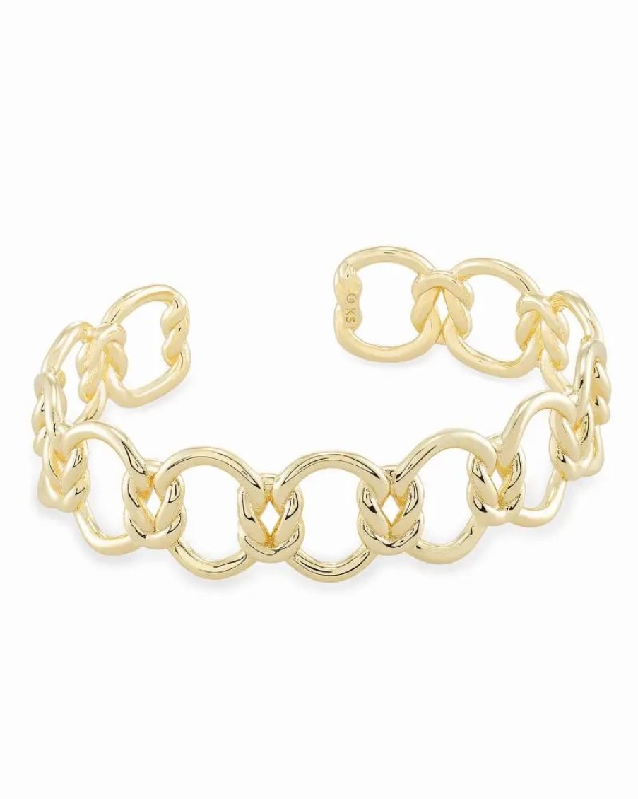 * Kendra Scott Fallyn Cuff Bracelet In Gold | Bracelets