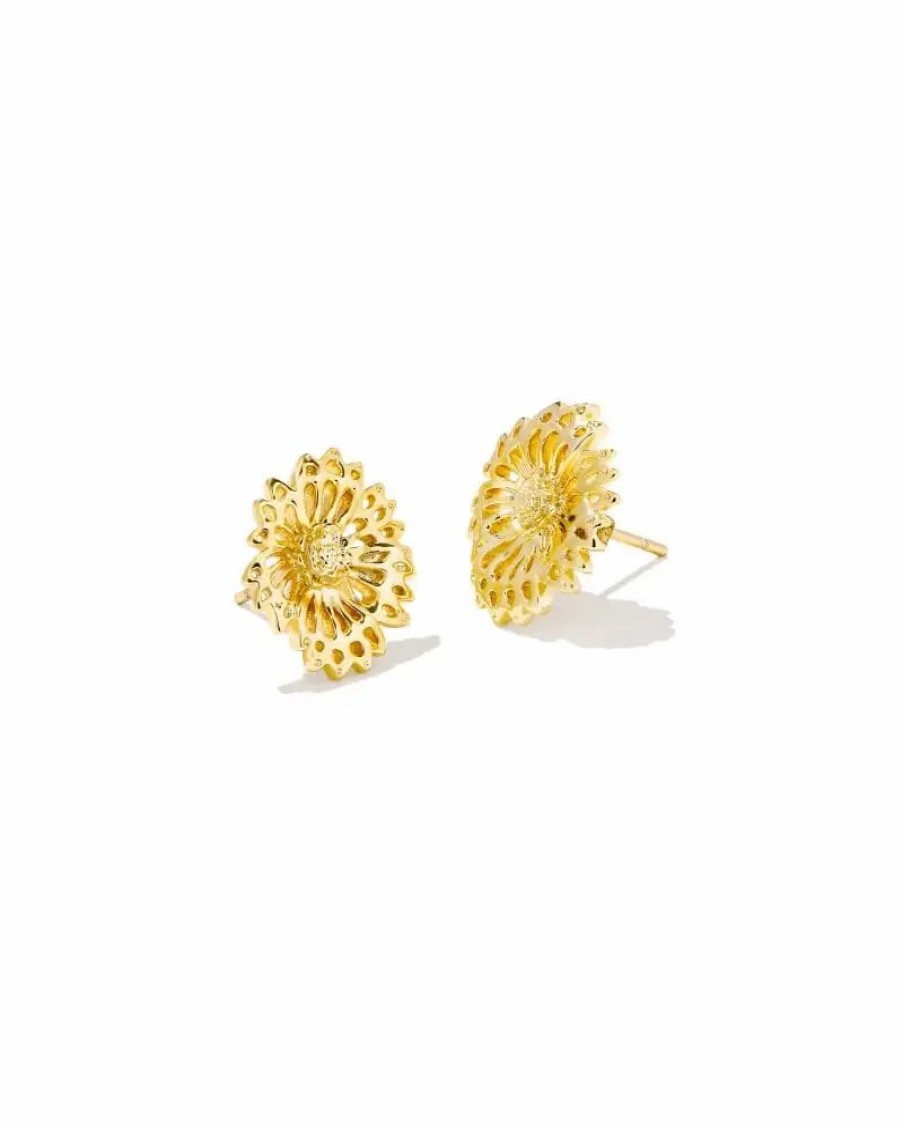 * Kendra Scott Brielle Stud Earrings In Gold | Earrings