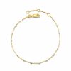 * Kendra Scott Single Satellite Chain Bracelet In Sterling Silver & 18K Yellow Gold Vermeil | Bracelets