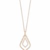 * Kendra Scott Simon Long Pendant Necklace In Rose Gold | Necklaces