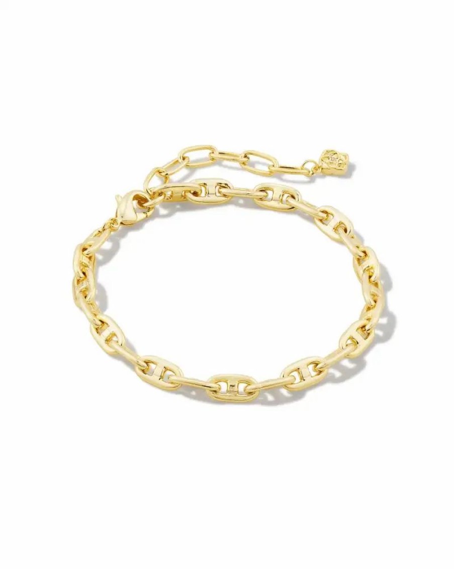 * Kendra Scott Bailey Chain Bracelet In Gold | Bracelets