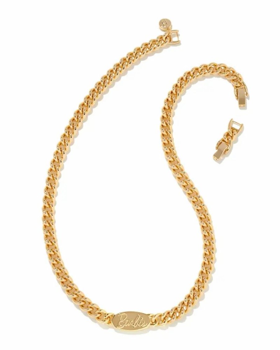 * Barbie X Kendra Scott Chain Necklace In Gold | Necklaces