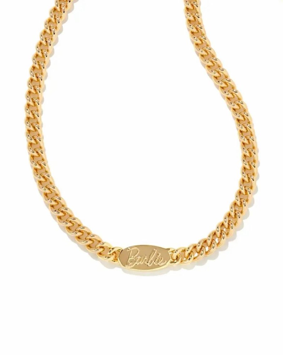 * Barbie X Kendra Scott Chain Necklace In Gold | Necklaces