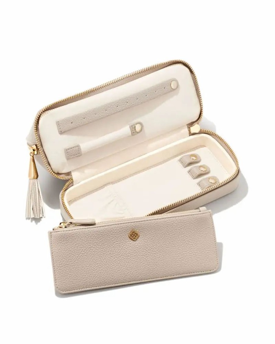 * Kendra Scott Cosmetic & Jewelry Case In Taupe | Home & Accessories