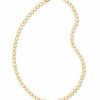 * Kendra Scott Carmen Gold Tennis Necklace In White Crystal | Necklaces