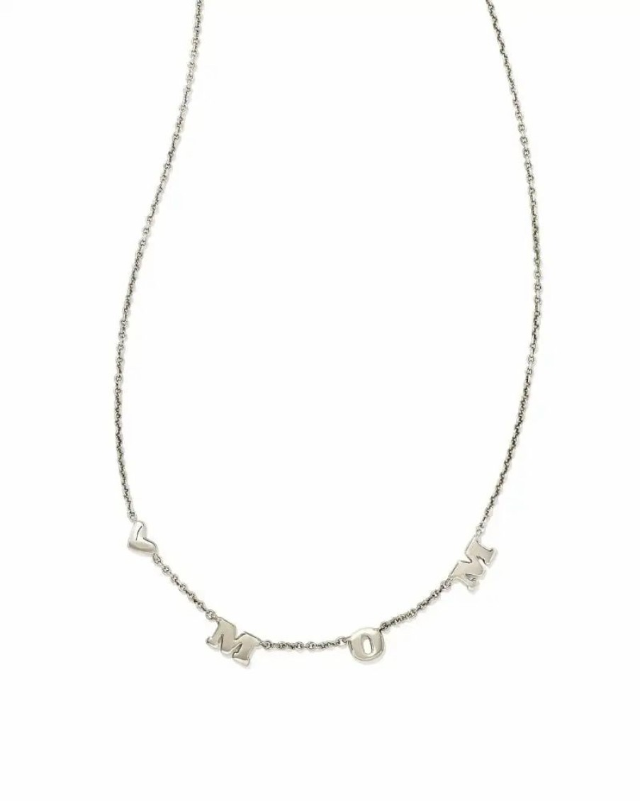 * Kendra Scott Mom Strand Necklace In Silver | Necklaces