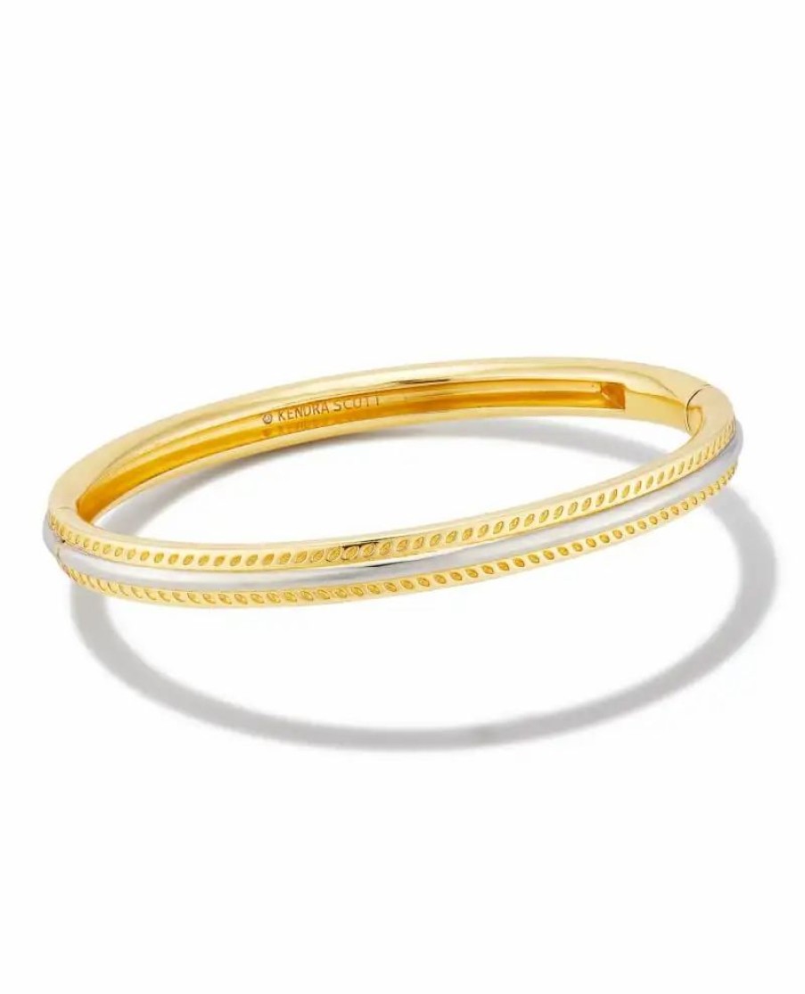 * Kendra Scott Merritt Bangle Bracelet In Mixed Metal | Bracelets