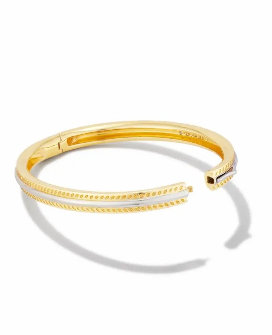 * Kendra Scott Merritt Bangle Bracelet In Mixed Metal | Bracelets