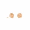 * Kendra Scott Dira Coin Stud Earrings In Rose Gold | Earrings