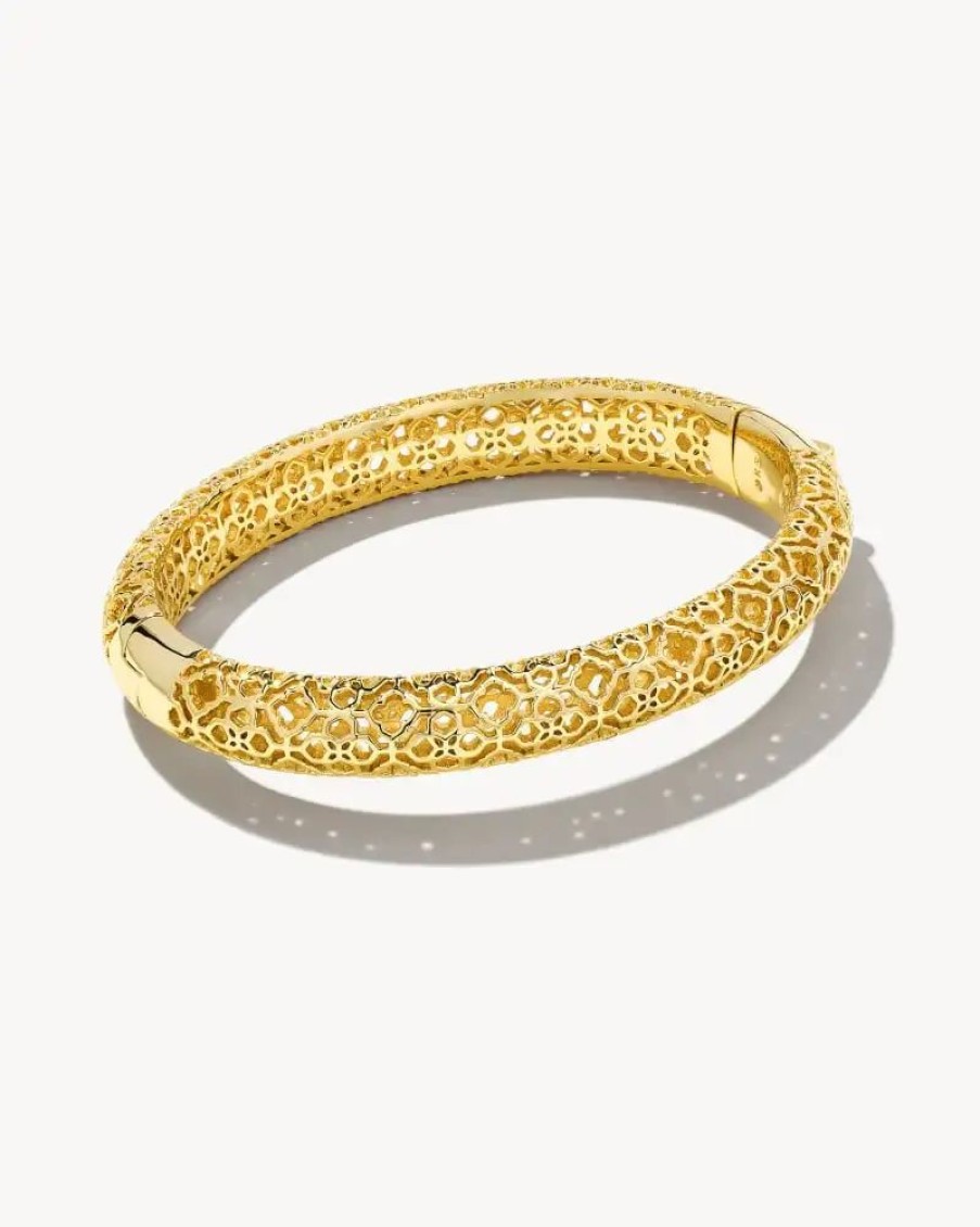 * Kendra Scott Abbie Bangle Bracelet In Gold | Bracelets