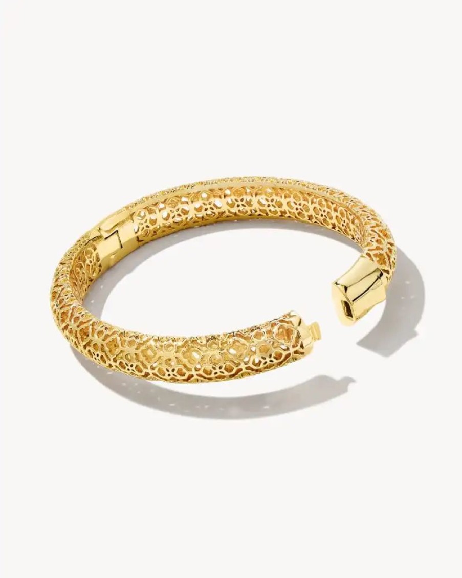 * Kendra Scott Abbie Bangle Bracelet In Gold | Bracelets