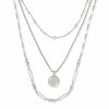 * Kendra Scott Medallion Coin Multi Strand Necklace In Silver | Necklaces